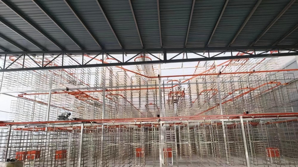 Hanging basket drying production line02
