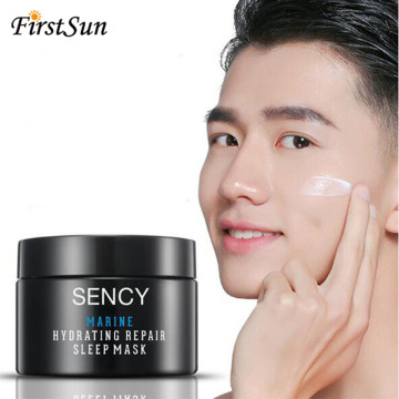 Natural Anti Wrinkle Oil-Control Hydrating Moisturizing Sleeping Mask Face Skin Care Cream for Men Night Facial No Wash Mask