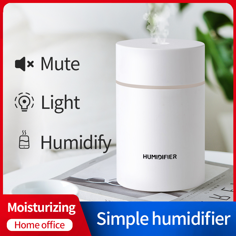 Humidifier 300ml Usb Mini Humidifier Desktop Mute Car Office Moisturizing Mute Nano Fine Mist Large Capacity Humidifier