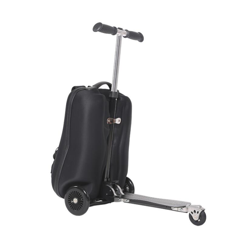 Carrylove Adults scooter luggage light rolling suitcase lazy trolley backpack on wheels