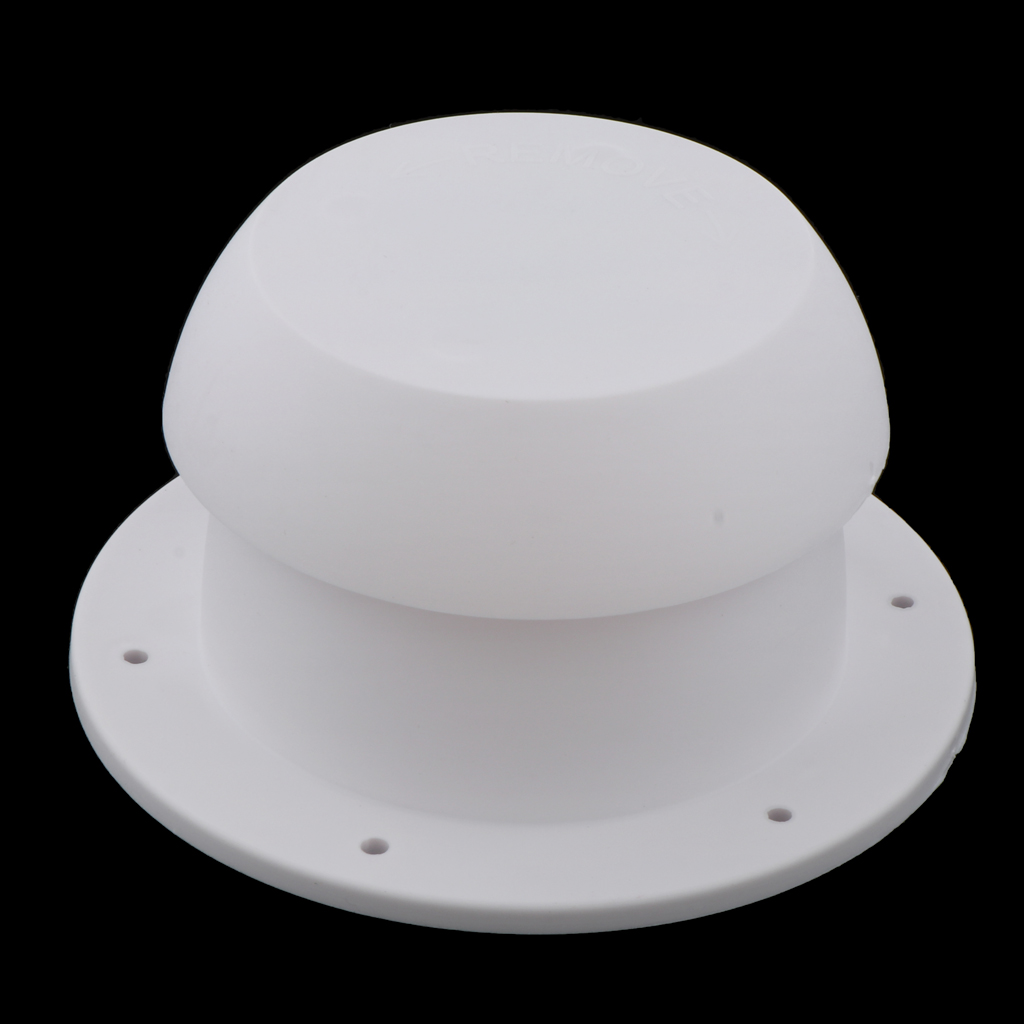Mushroom Head White RV Motorhome Round Exhaust Outlet Vent Cap Replacement