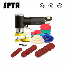 SPTA 1"/2"/3" Random Orbit Air Sander Mini Pneumatic Grinding Machine for Car Polishing High Speed Air Powered Sanding Polisher