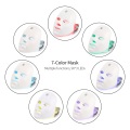 Rechargeable Battery Facial LED Mask 7 Colors LED Photon Therapy Beauty Mask Skin Rejuvenation Lifting Dark Spot Cleaner Device