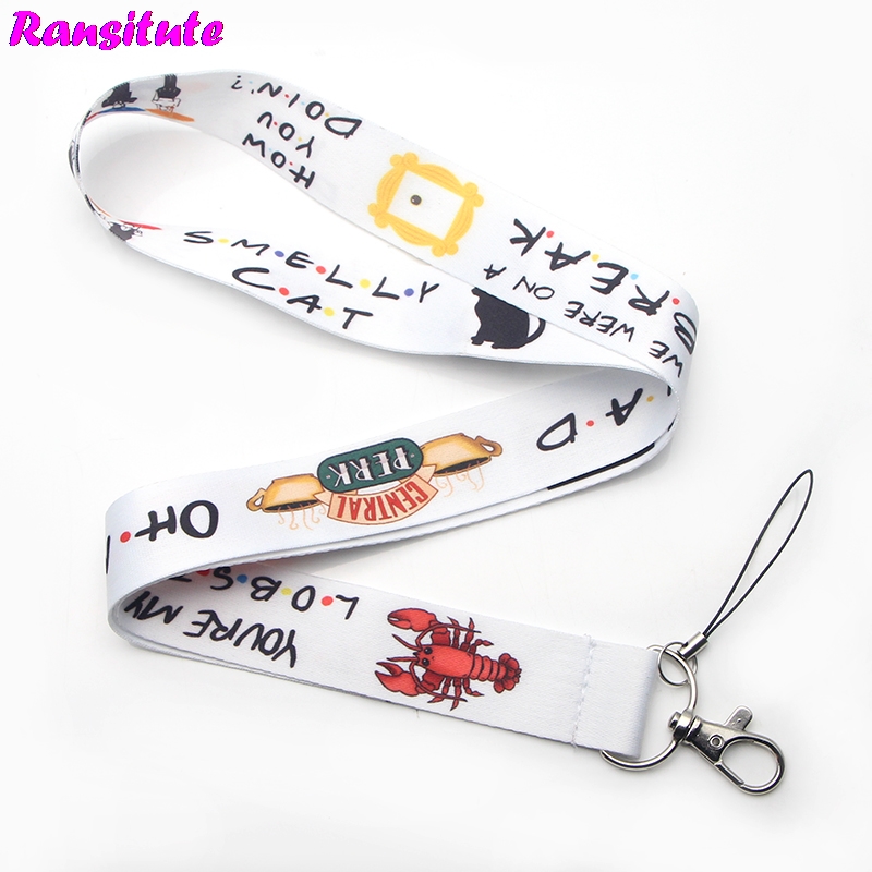 R183 TV Friends multi-function Mobile Phone Key Strap Rope Lanyard Neckband Mobile Phone Decoration