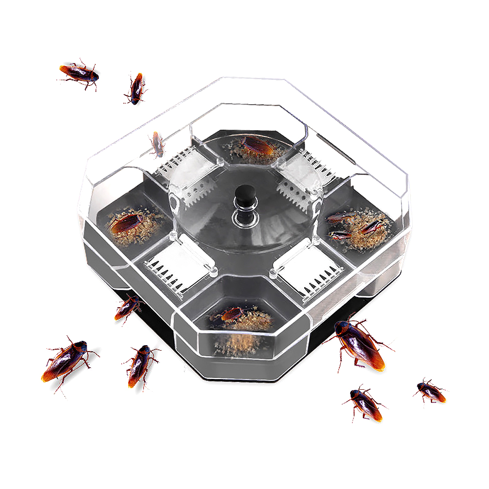 Garden Effective Cockroach Traps Box Reusable Cockroach Bug Roach Catcher Cockroach Killer Bait Traps Pesticide For Kitchen