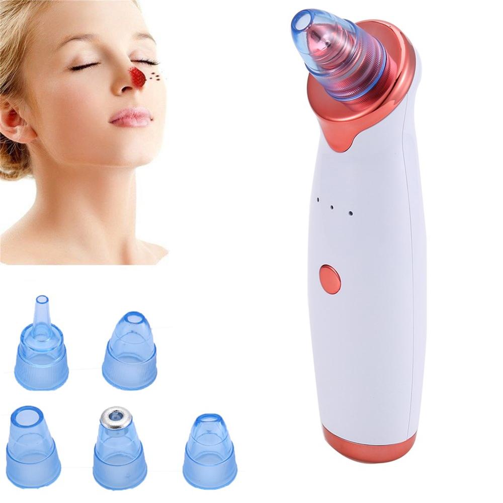 Electric Facial Vacuum Pore Cleaner Acne Blackhead Removal Extractor Machine USB Rechargeable Spot Cleaner Beauty Skin Care Tool