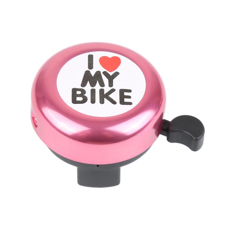 2020 High Quality Bicycle Bells Safety Cycling Bells Metal Ring Bike Bell Horn Sound Alarm "I Love My Bike"Bicycle Bell Low Sale