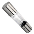 Double-headed pepper grinder Manual stainless steel salt pepper grinder herb spice grinder shaker, thick ceramic rotor