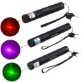Powerful 5MW Red Green Purple Lazer Pen Light Military Adjustable Focus Laser Pointer with 18650 Battery Charger
