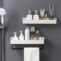 40cm Bathroom Shelf Wall Mounted Shampoo Shower Shelves Holder Kitchen Storage Rack Organizer Towel Bath Accessories