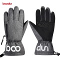 Men Women Winter Touchscreen Ski Gloves Seperated Fingers Windproof Waterproof Warm Thermal Fleece Outdoor Skiing Snowbard Glove