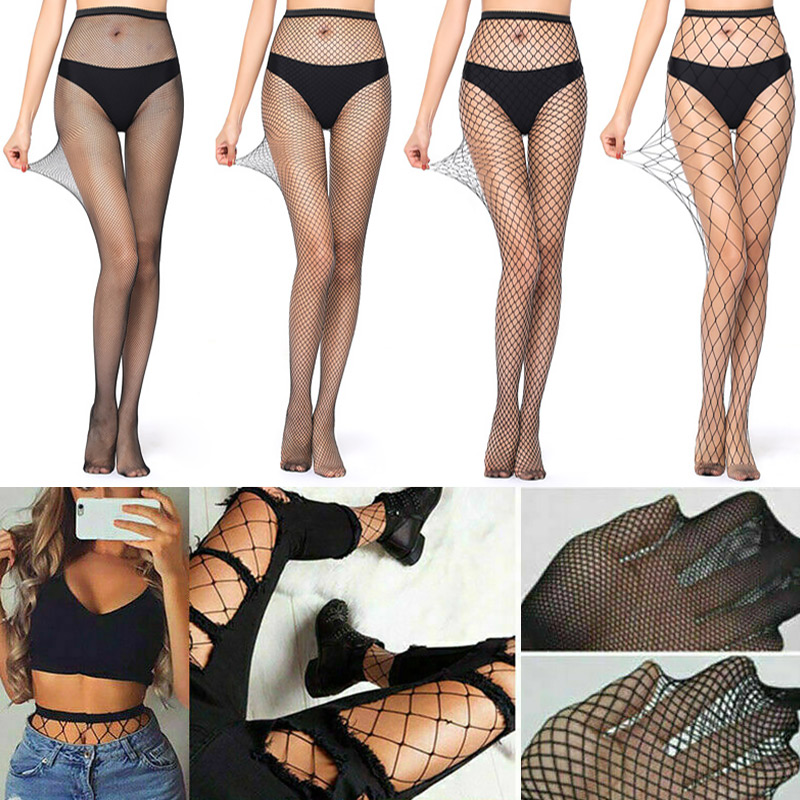 Summer Black Fishnet Stockings Pantyhose Hollow Out Sexy Women Tights Stocking Club Party Hosiery Sexy Mesh Lingerie