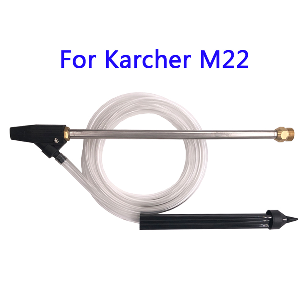 Sand And Wet Blasting Kit Hose Quick Connect With Pressure Washer With Ceramic Nozzle Wash Gun M22*1.5 14mm