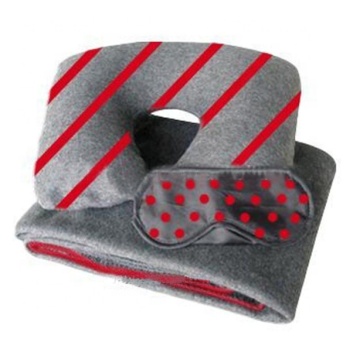 Airplane Blanket Promotional Travel Disposable Amenity Kit