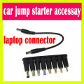 GKFLY Car Jump Starter Laptop Connector for Car Starting Device Universal Laptops Cable and Adapter 1Set (8PCS+1wire)
