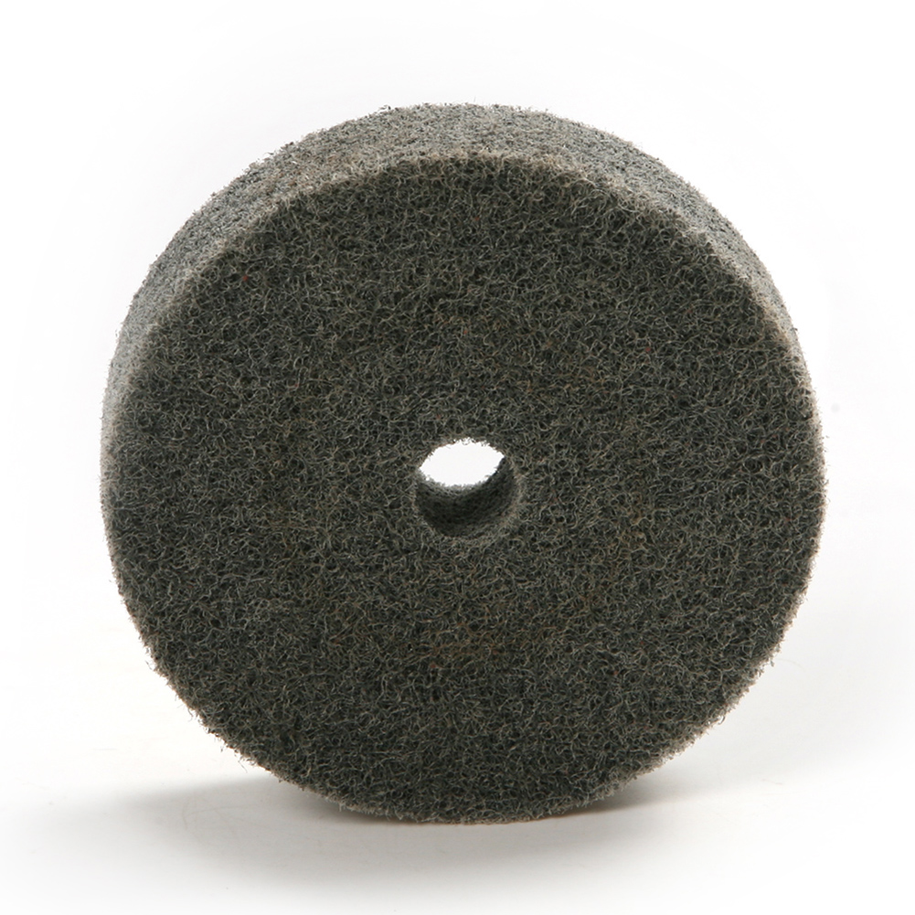 10pcs 75mm Nylon Fiber Round Abrasive Polishing Buffing Wheel Disc Buffing Pad