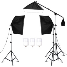 Photography Studio Softbox Lighting Kit Arm for Video & YouTube Continuous Lighting Professional Lighting Set Photo Studio