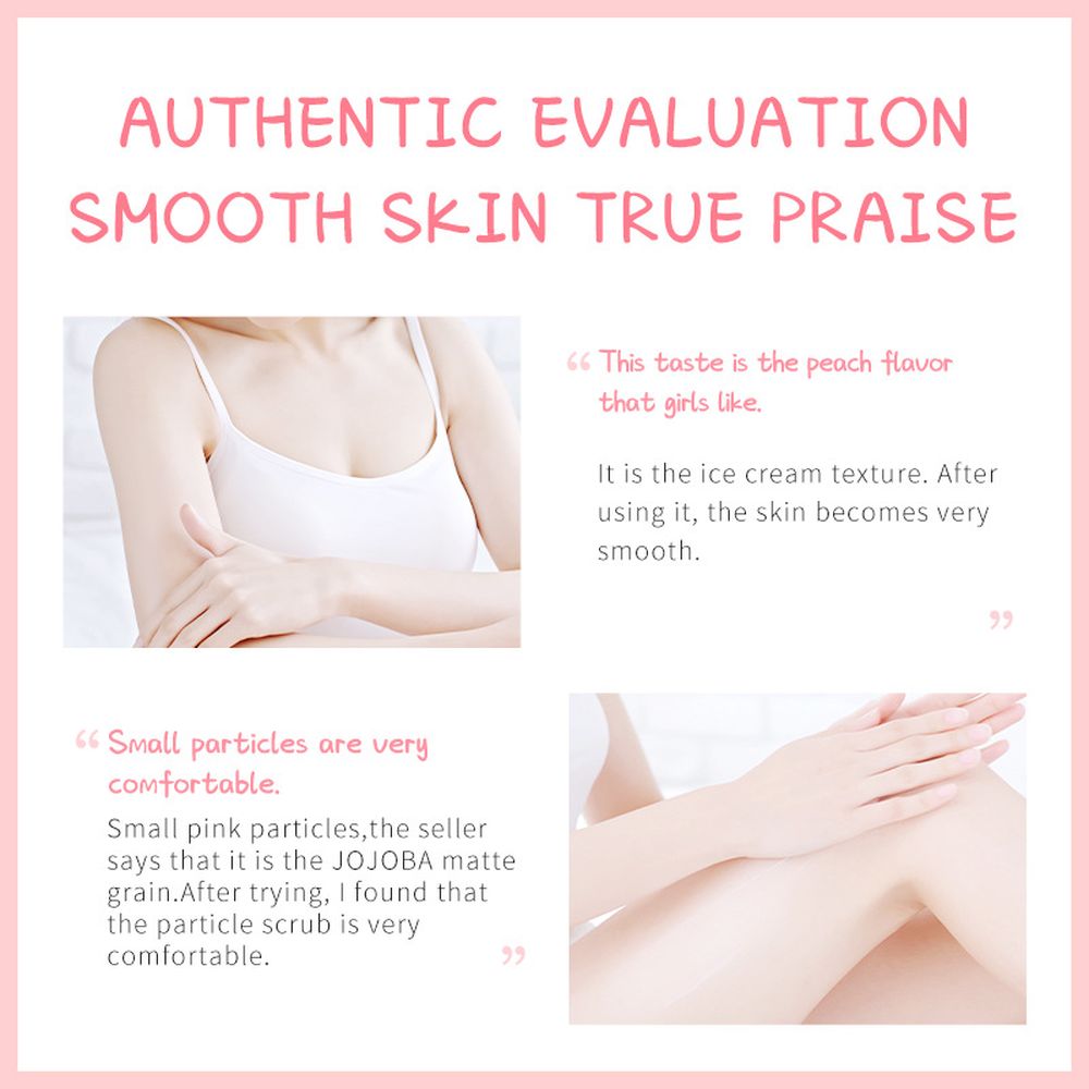 LAIKOU Portable Peach Body Scrub Cream Face Scrub Cleansing Whitening Go Cutin Dead Skin Treatment Acne Moisturizing Body Care