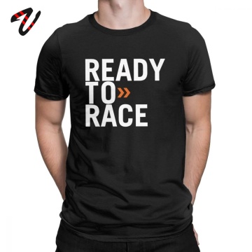 Swag Men T Shirt Ready To Race Print T-Shirt Plus Size Novelty Tops Enduro Cross Motocross Bitumen Bike Life Tees Cotton Clothes