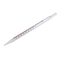5ml 10ml Glass Transfer Pipettes Graduated Pipette without Rubber Bulb Lab Chemistry Dropper Dispensing