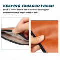 PU Leather Tobacco Pouch Bag Case Weed Herb Smoking Pipe Carrying Storage Bag Rolling Tobacco Pouch Bag Cigarette Accessories