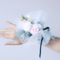 5pc-20pc/lot Organza fabric flower wrapping materials Florist flower bouquet packaging mesh festival Gift wedding party supplies