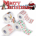 Christmas Pattern Series Roll Tissue Paper Christmas Decorations Prints Cute Toilet Paper Christmas Decorations For Home HOT