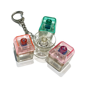 Spinning Glow Keychain with 3-Function Keys