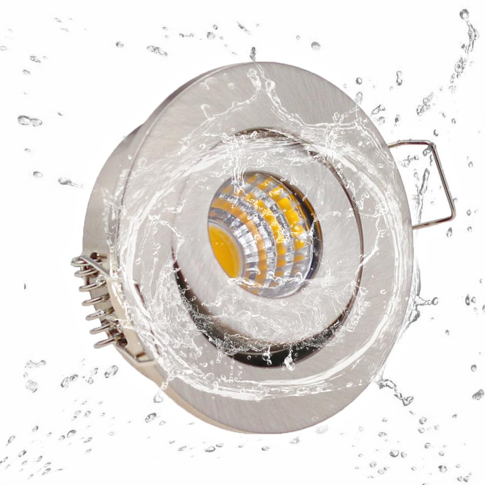 Waterproof LED Down lights Adjustable Dimmable 3W AC90-260V/DC LED IP65 Downlight Outdoor Led Ceiling Lamps MINI LED Spot Color