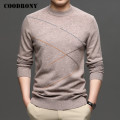 COODRONY Brand Autumn Winter Thick Warm Sweater Men High Quality Merino Wool Sweaters Fashion Casual O-Neck Pullover Men C3034