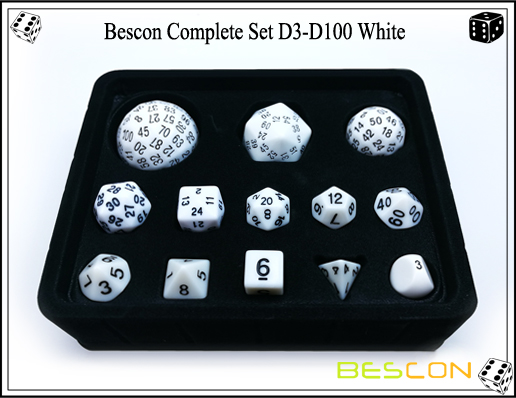 Complete Dice Set D3-D100 (4)