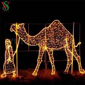 Street Decorations LED Camel Motif Lights