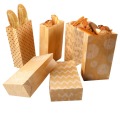 PATIMATE Kraft Paper Bags Wedding Candy Box Cookie Bags Printed Paper Goodie Popcorn Bags Happy Birthday Party Favors Supplies