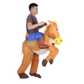 4 Colors Inflatable Horse Costumes Adult Ride on Toys Cosplay Suits Animal Fancy Dress Halloween Carnival Party Costume Blow Up