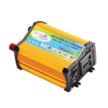 Solar Inverter 3000W Peak Voltage Transformer Converter DC 12V To AC 220V Car Inverter For Solar Inverter Home Appliances