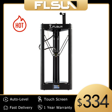 FLSUN 3D Printer QQ-S-PRO High Speed New Auto-leveling Switch Large Print Size kossel Delta 3d-Printers Touch screen
