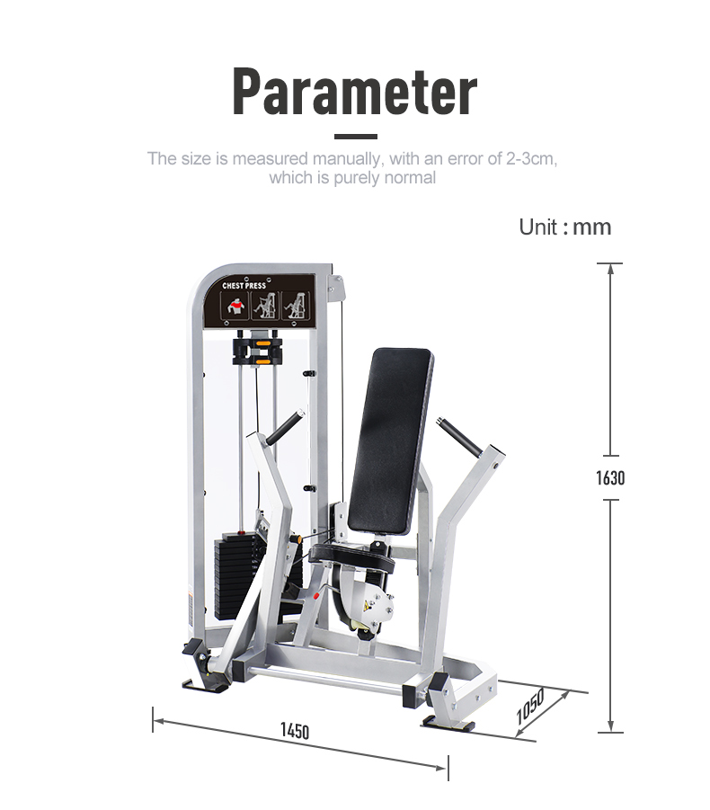 Seated chest press