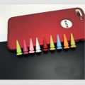 10Sets 10*26mm Bullet Cone Colorful Spikes And Studs For Clothes DIY Handmade Cool Punk Garment Rivets Leather Craft Bag Shoes