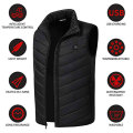 Body Warmer 5-12v Black USB Sleeveless Electric Heated Vest Hot Winter Thermal Heated Pad Clothing Physiotherapy Heating Coat
