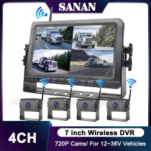 Wireless vehicle monitoring system with starlight night vision camera