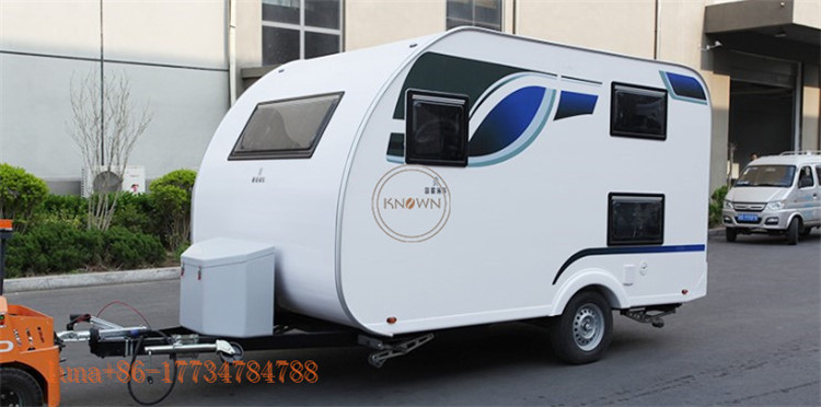 Hotsale Customized Outdoor 5 People Camper Caravan off Road Travel Trailer Camper Food Trailer