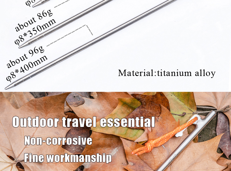 Titanium Tent Pegs Stakes