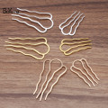 BoYuTe (20 Pieces/Lot) Small 45*26MM Big 65*35MM 4 Teeth Iron Metal Hair Comb Materials Handmade Diy Hair Jewelry Accessories