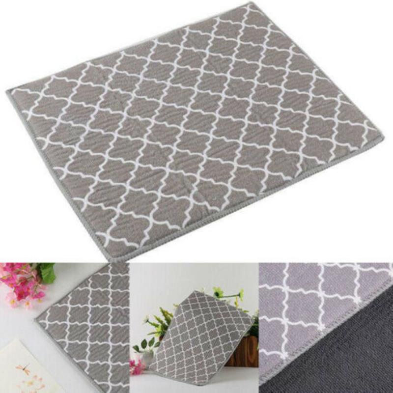 1pcs New Hot Placemat Thicken Non-slip Waterproof Silicone Kitchen Table Mats Thick Non Slip Hot Mats Dish Drying Mat