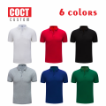 COCT Short Sleeve Polo Shirt 2020 Short Sleeve High Quality Top Top Personal Custom LOGO Embroidered Men's and Women's Polo Shir