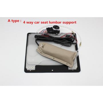 car seat covers inflatable Pneumatic Lumbar back Support 4 airbag cushion massage four way switch for car styling gps jeep etc