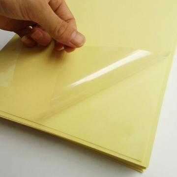 High quality 25 micron thickness A4 blank clear/transparent label sticker paper for laser printer