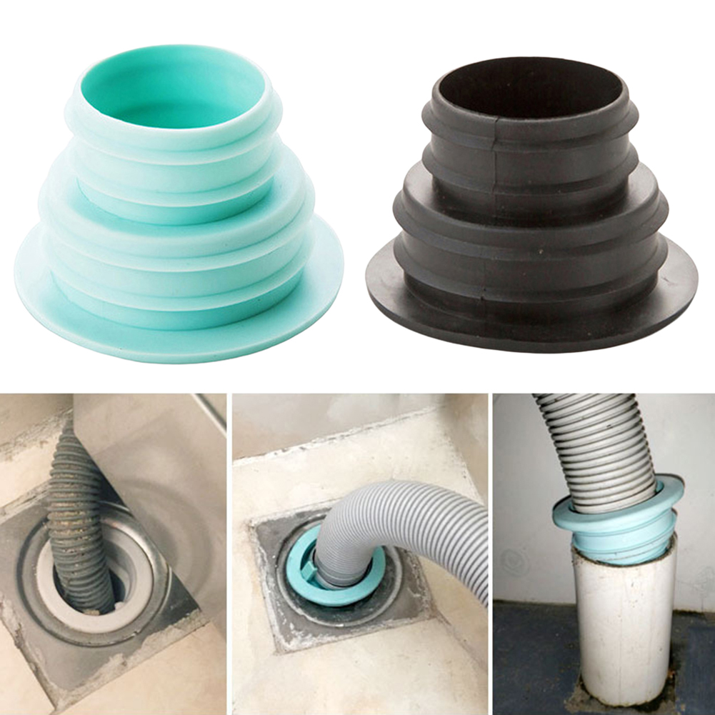 Universal 3.9cm - 6cm Bathroom Kitchen Floor Drain Pipe Sewer Anti Odor Seal Ring Washer Sealing Plug
