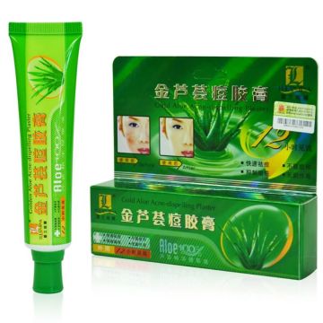 30g Aloe Vera Gel Anti-Acne Oil Control Gold Aloe Acne Dispelling Ointment Plaster Removal Cream Face Skin Care