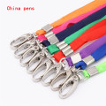 Luxury quality 615 Beautiful colors Lace Ribbons Cords Lanyard Badge Holder Accessories high quality Office Badge strap rope